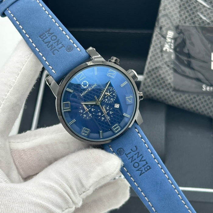 MontBlanc TimeWalker Chronograph Blue Edition