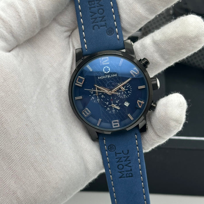 MontBlanc TimeWalker Chronograph Blue Edition