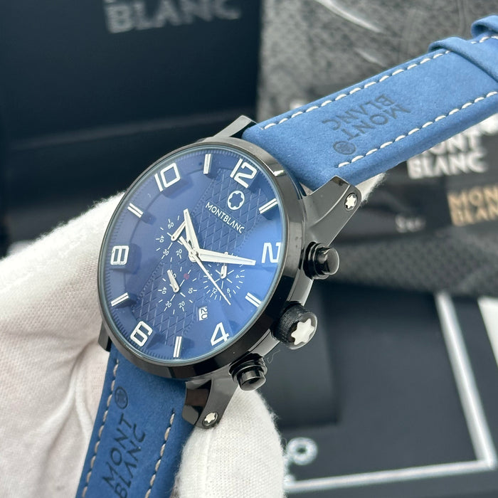 MontBlanc TimeWalker Chronograph Blue Edition