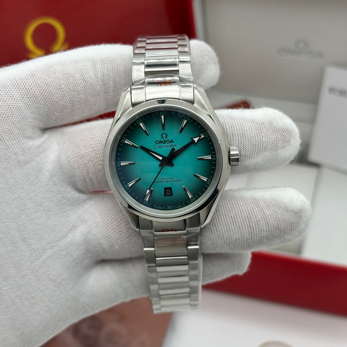 Omega Seamaster Aqua Terra – Tiffany Blue Dial Co-Axial Master Chronometer (Automatic Homage)