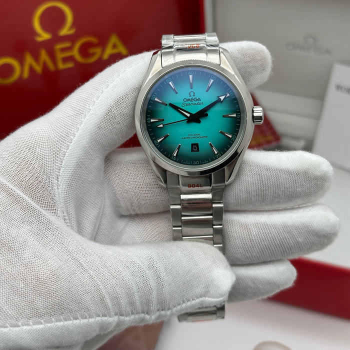 Omega Seamaster Aqua Terra – Tiffany Blue Dial Co-Axial Master Chronometer (Automatic Homage)