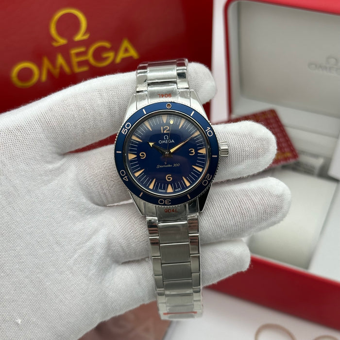 Omega Seamaster 300 – Blue Dial Co-Axial Master Chronometer (Automatic Homage)