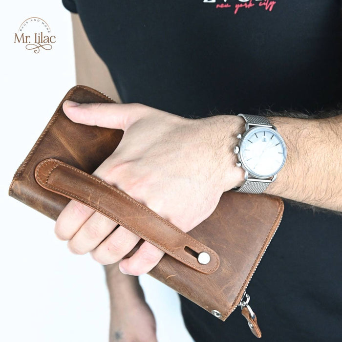 Original West Polo Leather Long Wallet