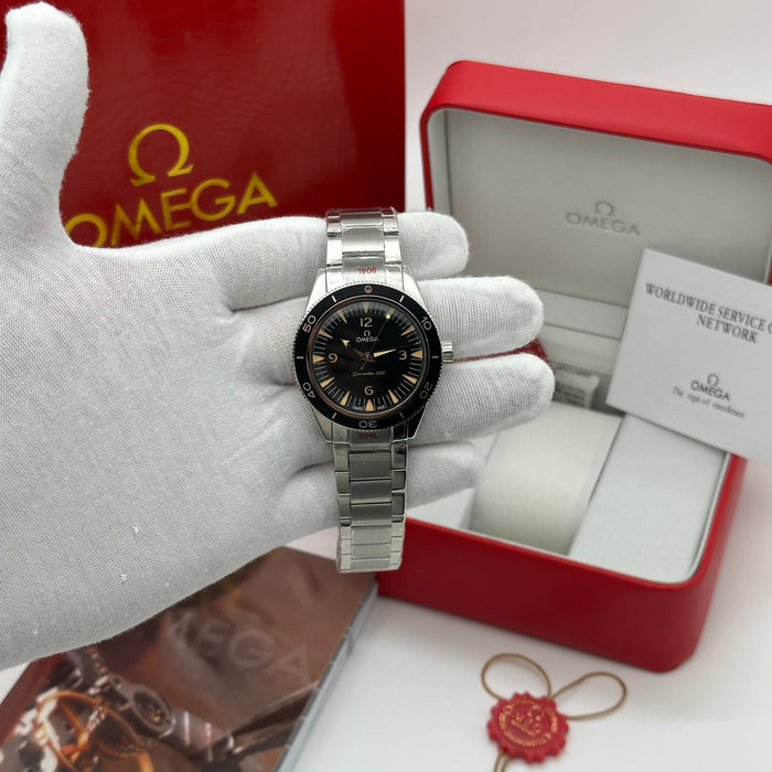Omega Seamaster 300 – Black Dial Co-Axial Automatic (Vintage Homage Edition)
