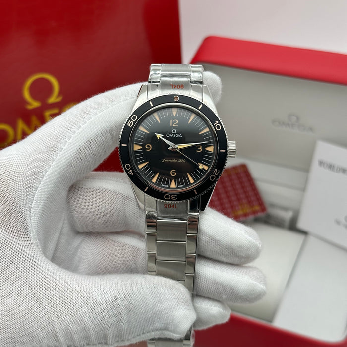 Omega Seamaster 300 – Black Dial Co-Axial Automatic (Vintage Homage Edition)