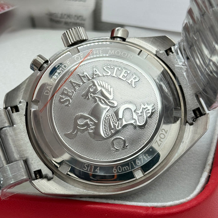 Omega Speedmaster Moonwatch – Open Heart Black Dial Co-Axial Chronograph (Homage Edition)