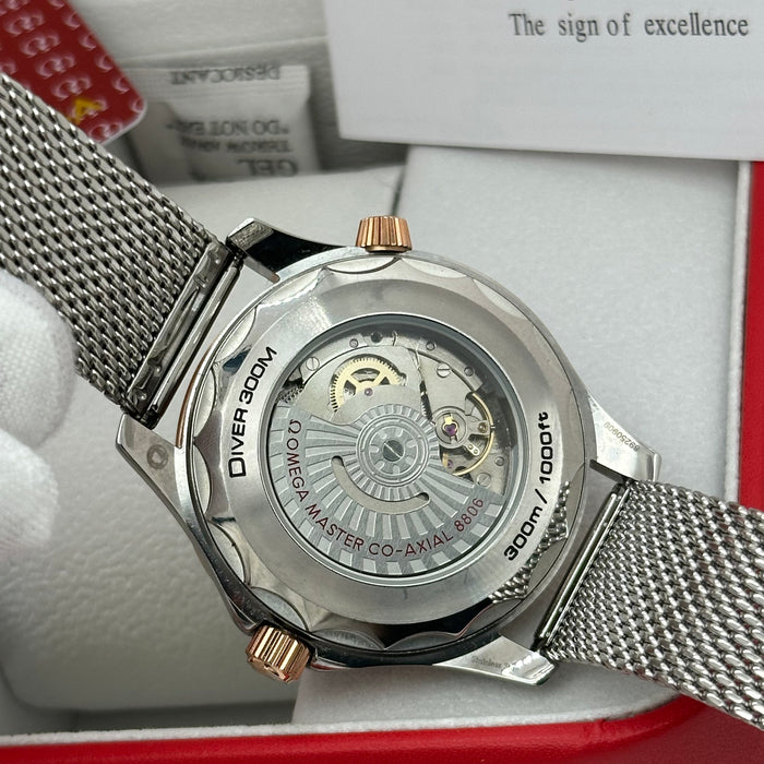 Omega Seamaster Diver 300M – Green Dial Co-Axial Master Chronometer (Two-Tone Homage Edition)