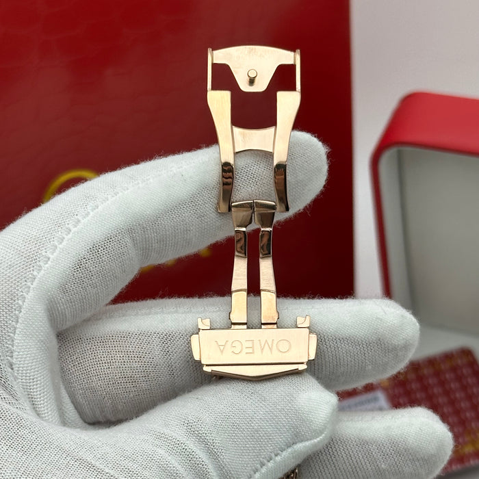 Omega Seamaster Diver 300M – Sedna Rose Gold Burgundy Dial Co-Axial Master Chronometer (Homage Edition)