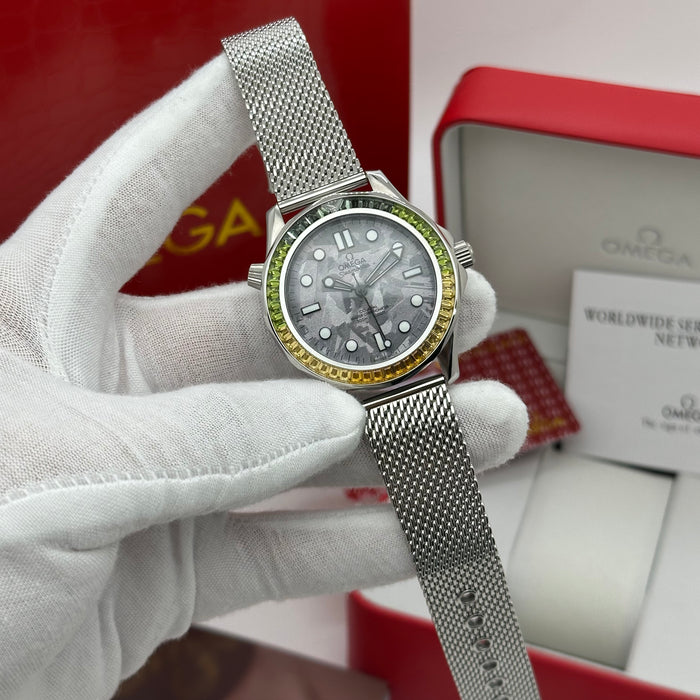 Omega Seamaster Diver 300M – 007 “No Time To Die” Meteorite Gray Dial Co-Axial Master Chronometer (Homage Edition)