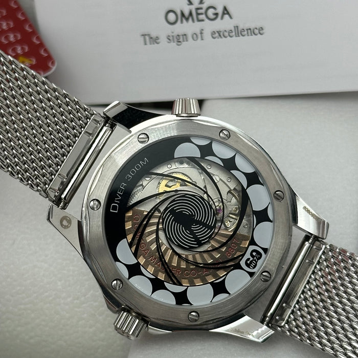Omega Seamaster Diver 300M – 007 “No Time To Die” Meteorite Gray Dial Co-Axial Master Chronometer (Homage Edition)