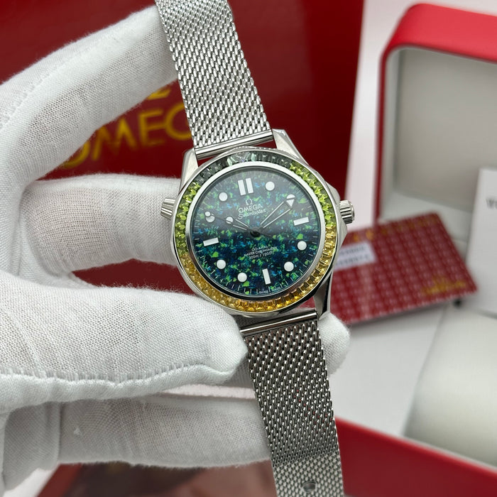 Omega Seamaster Diver 300M – Aqua Nebula Edition (Homage) | Co-Axial Master Chronometer