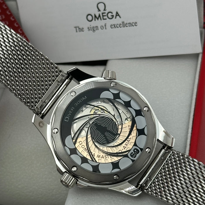 Omega Seamaster Diver 300M – Aqua Nebula Edition (Homage) | Co-Axial Master Chronometer