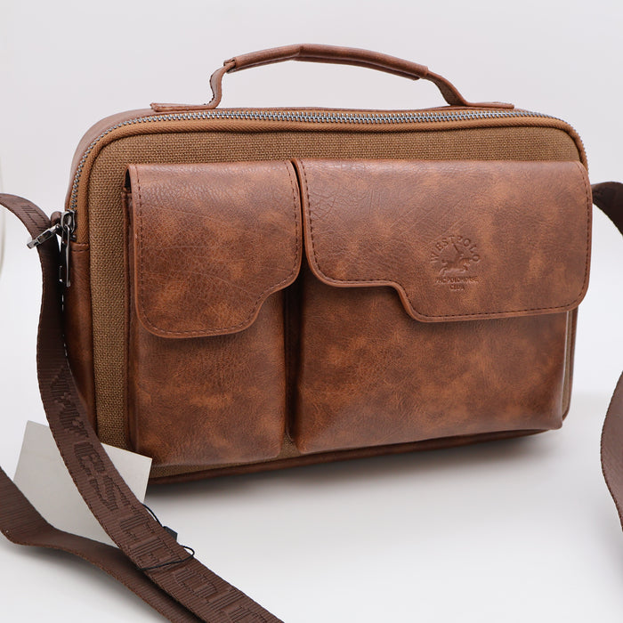 West Polo Crossbody Messenger Bag