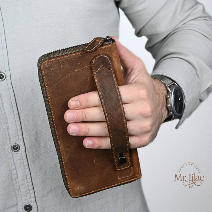 Original West Polo Leather Long Wallet