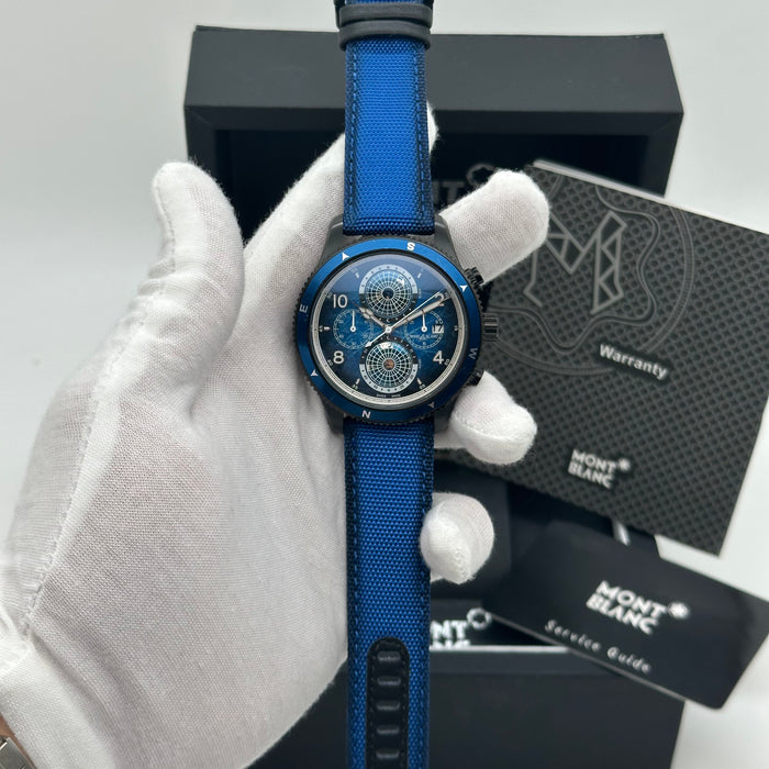 Montblanc Summit Smartwatch – Blue Sport Edition with Nylon Strap