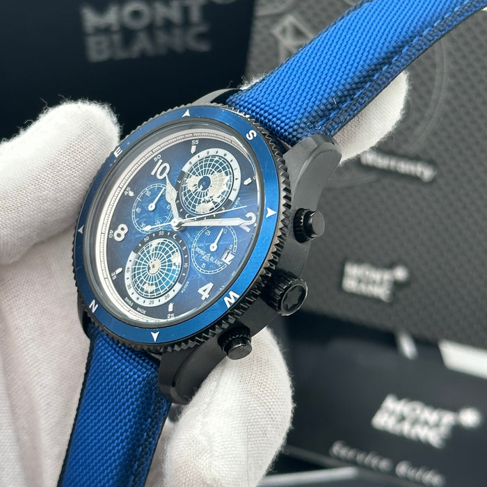 Montblanc Summit Smartwatch – Blue Sport Edition with Nylon Strap