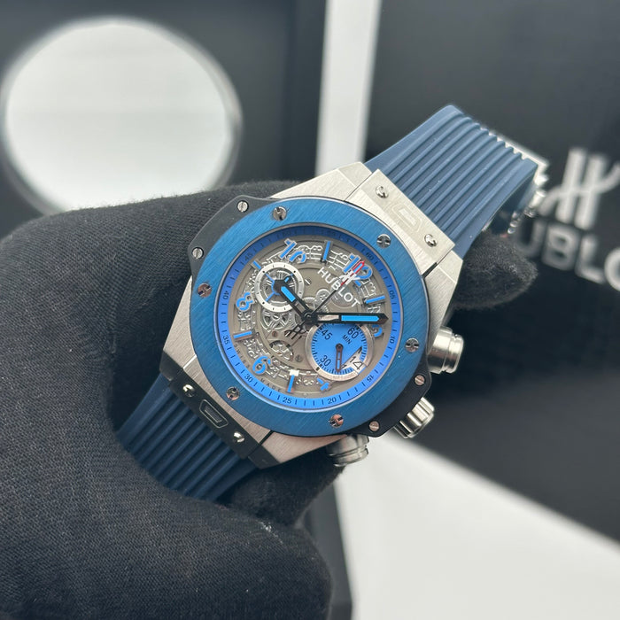 Hublot Big Bang Unico Titanium 42 mm Blue