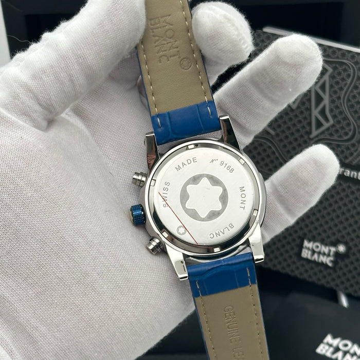 Montblanc Timewalker Urban Speed Chronograph – Blue & Silver Dial