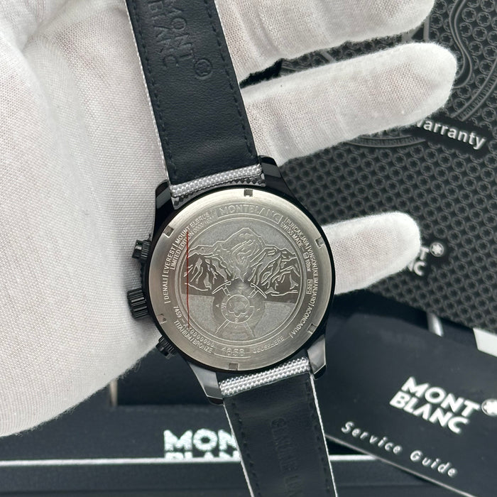 Montblanc TimeWalker Chronograph UTC – Black Dial with Rose Gold Numerals