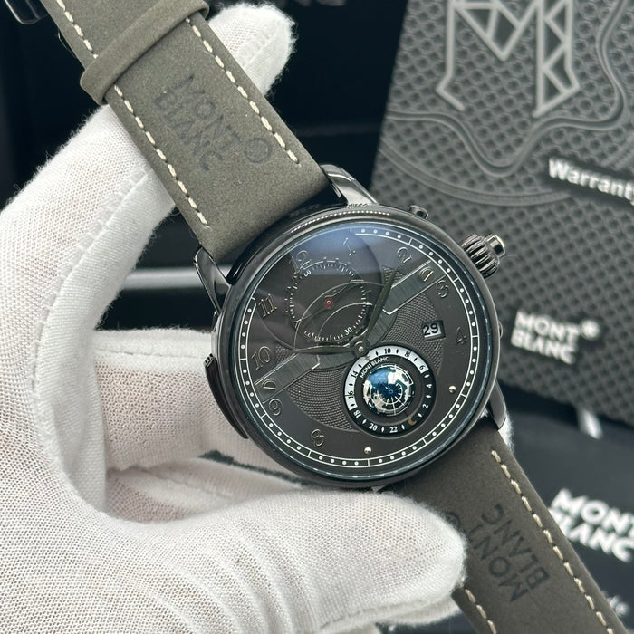 Montblanc Star Legacy Orbis Terrarum Worldtime – Grey Dial with Globe Display