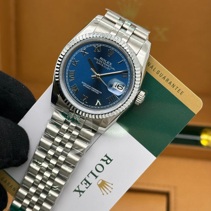 Rolex Datejust 36mm Roman Blue Dial