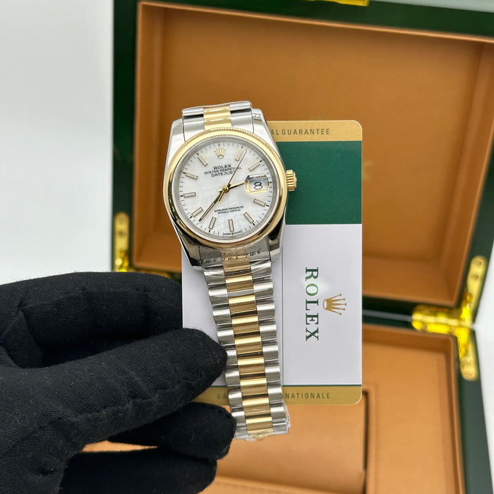 Rolex Datejust 36mm Two-Tone White Dial