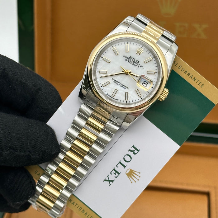 Rolex Datejust 36mm Two-Tone White Dial