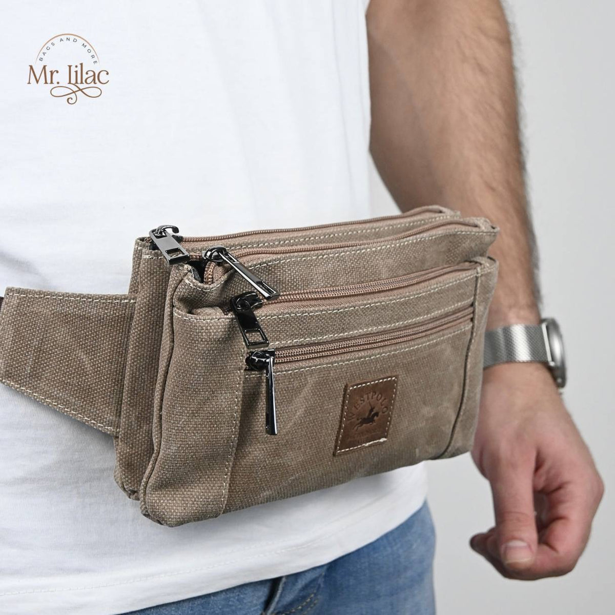 Original West Polo Waist Bag — Mr Lilac Leather