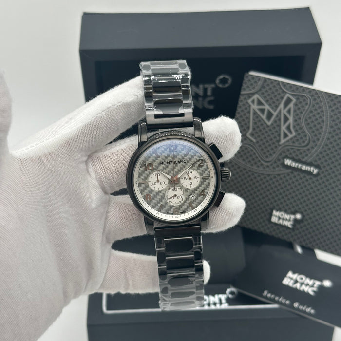 Montblanc Urban Carbon Chronograph – Woven Texture Dial