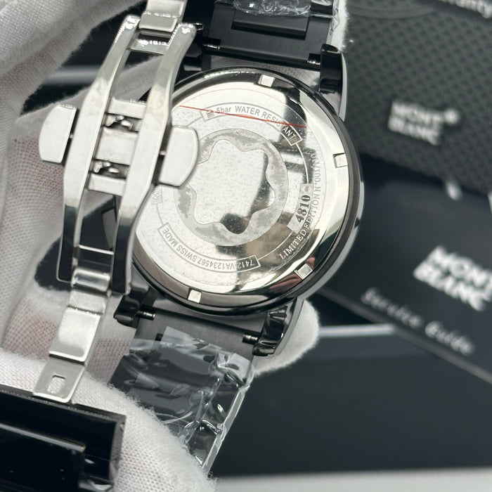 Montblanc Star Legacy Chronograph Green Dial – Black Steel Edition