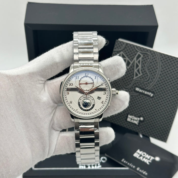 Montblanc Star Legacy Orbis Terrarum – Silver Dial World Time