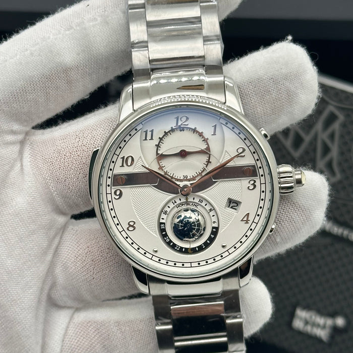 Montblanc Star Legacy Orbis Terrarum – Silver Dial World Time