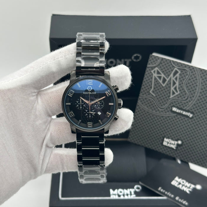 Montblanc TimeWalker Chronograph – Black Steel Edition