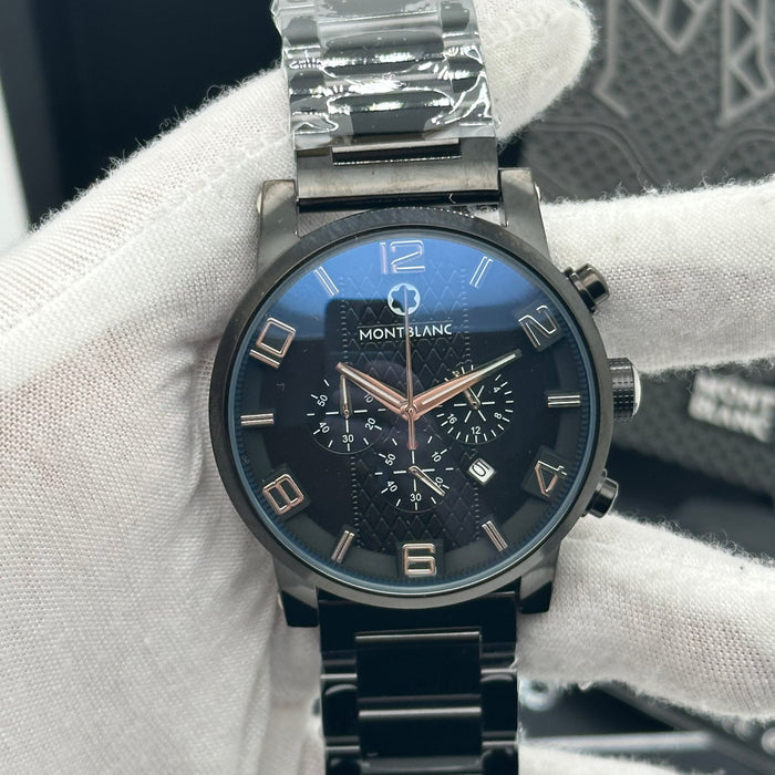 Montblanc TimeWalker Chronograph – Black Steel Edition