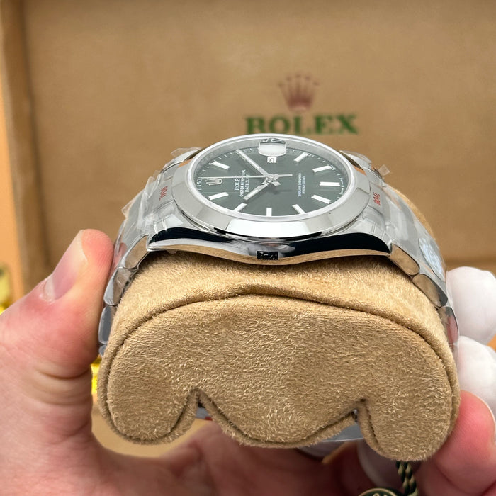 Rolex Datejust 41 Green Dial Smooth Bezel – Swiss Super Clone 1:1