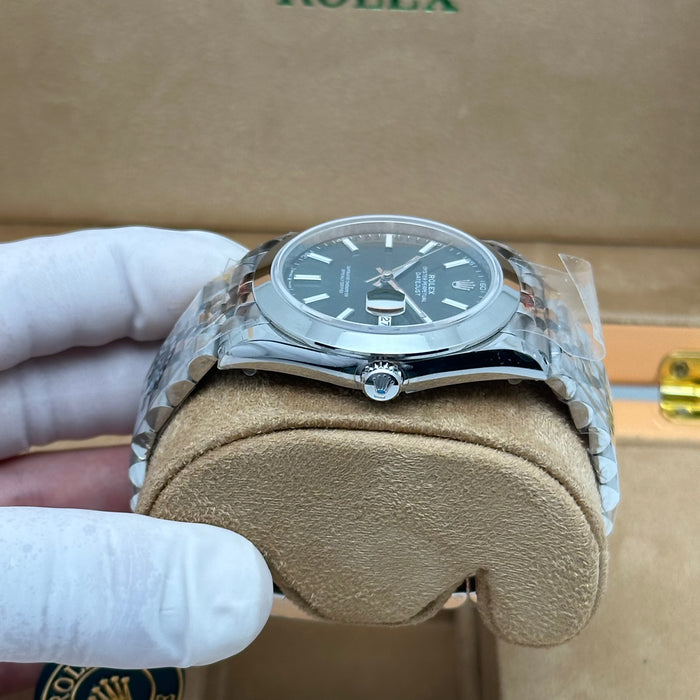 Rolex Datejust 41 Green Dial Smooth Bezel – Jubilee – Swiss Super Clone 1:1