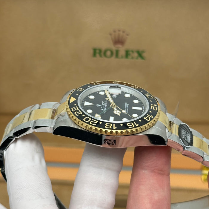 Rolex GMT-Master II Two-Tone Black & Gold – Oyster – Clean Factory 3285