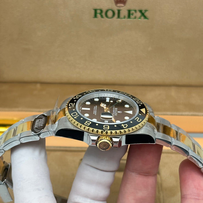 Rolex GMT-Master II Two-Tone Black & Gold – Oyster – Clean Factory 3285
