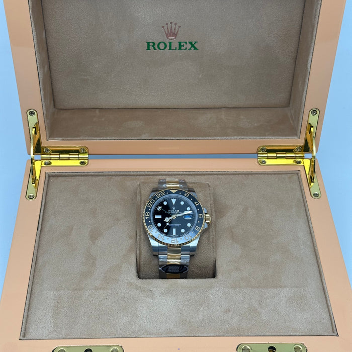 Rolex GMT-Master II Two-Tone Black & Gold – Oyster – Clean Factory 3285