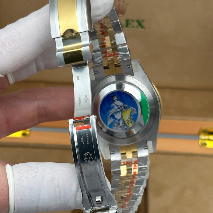 Rolex GMT-Master II Two-Tone Jubilee – Black & Gold – Clean Factory 3285
