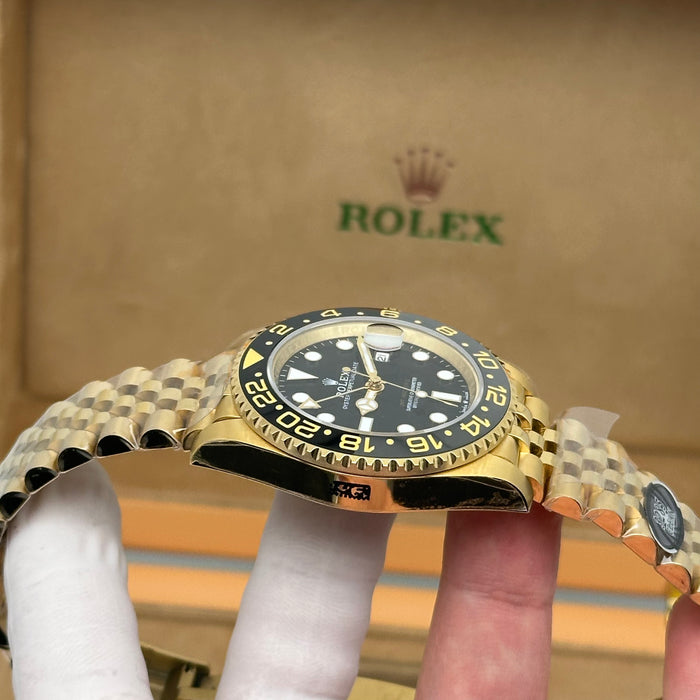 Rolex GMT-Master II Jubilee 40MM Zombie Full Yellow Gold - 3285 Clean