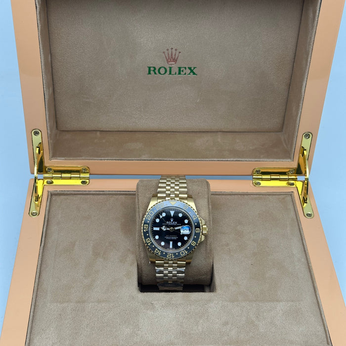 Rolex GMT-Master II Jubilee 40MM Zombie Full Yellow Gold - 3285 Clean