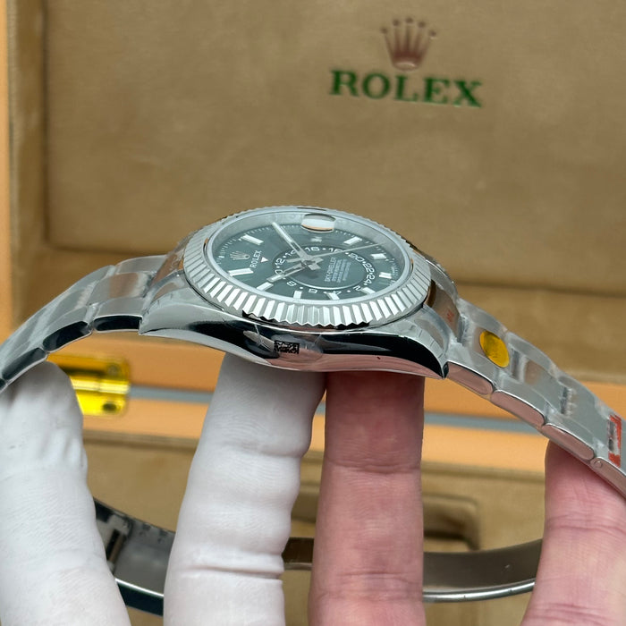 Rolex Sky-Dweller Oyster Perpetual 42MM Mint Green - Swiss Super Clone