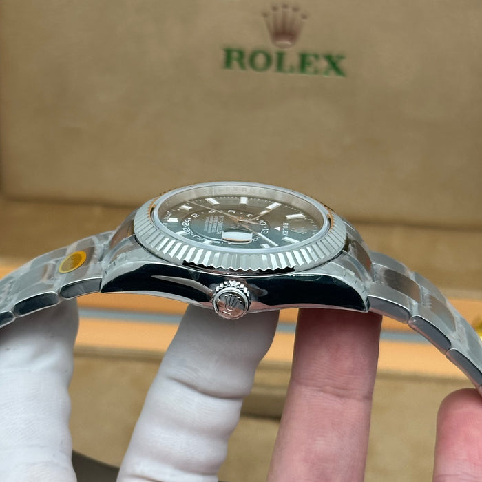 Rolex Sky-Dweller Oyster Perpetual 42MM Mint Green - Swiss Super Clone
