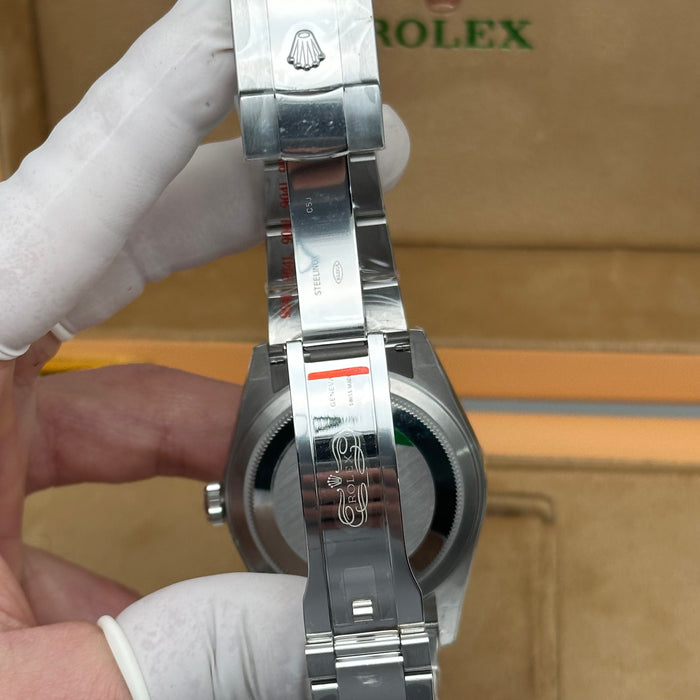 Rolex Sky-Dweller Oyster Perpetual – Black Dial – Fluted Bezel - Swiss Super Clone