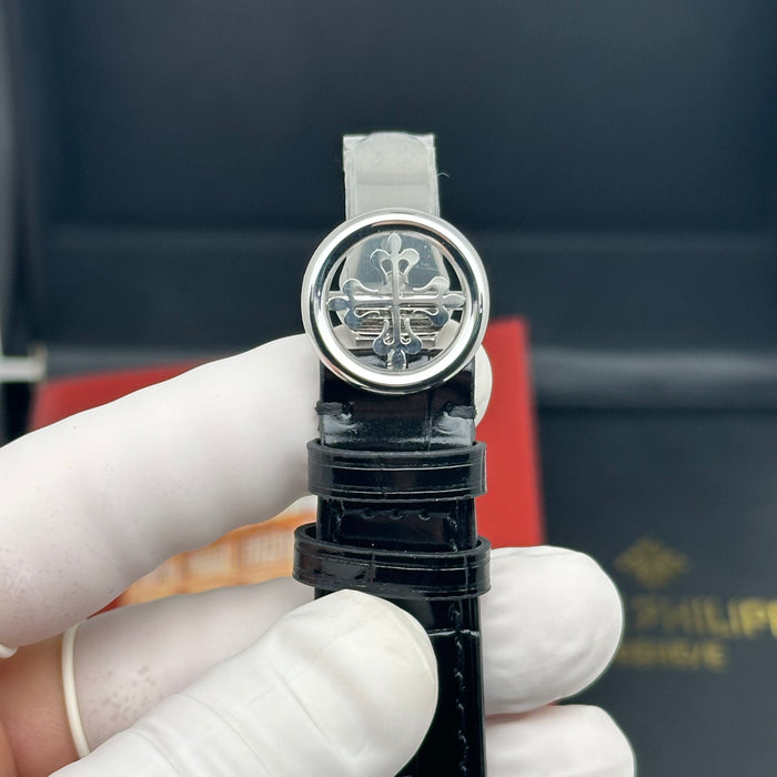 Patek Philippe Grand – Perpetual Calendar Moonphase – Officer Case – White Dial