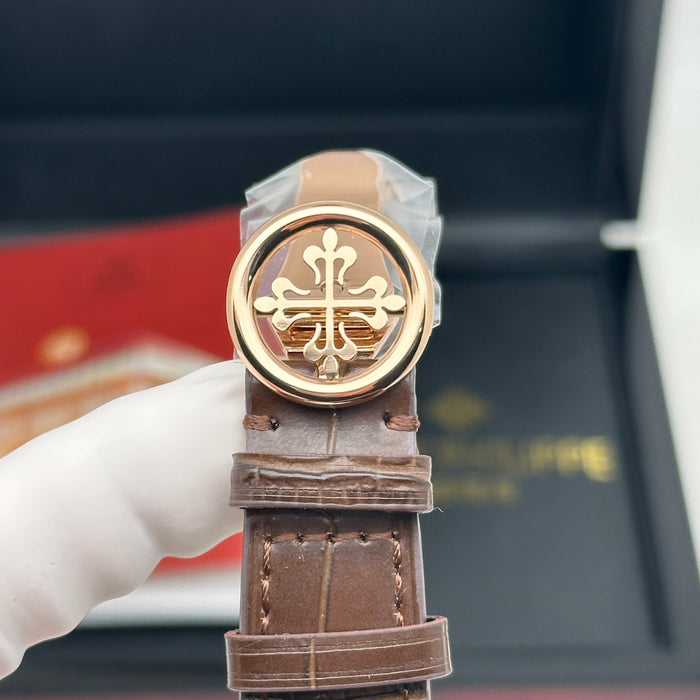 Patek Philippe Grand – Rose Gold Officer Case – Perpetual Calendar Moonphase