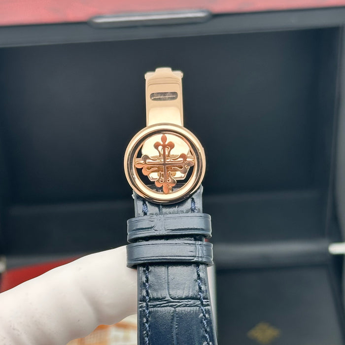 Patek Philippe Annual Calendar Style – Blue Dial – Rose Gold Tone – Moonphase