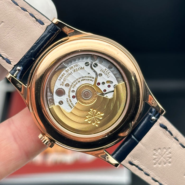 Patek Philippe Annual Calendar Style – Blue Dial – Rose Gold Tone – Moonphase