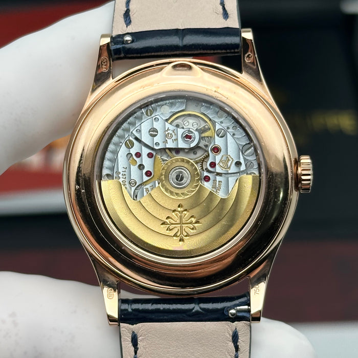 Patek Philippe Annual Calendar Style – Blue Dial – Rose Gold Tone – Moonphase
